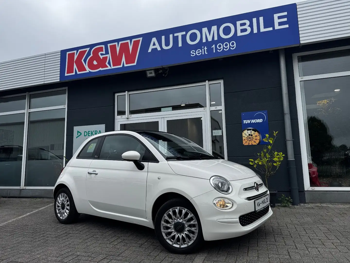 Fiat 500C CABRIO LOUNGE AUTOMATIK KLIMAANLAGE PDC Bianco - 1