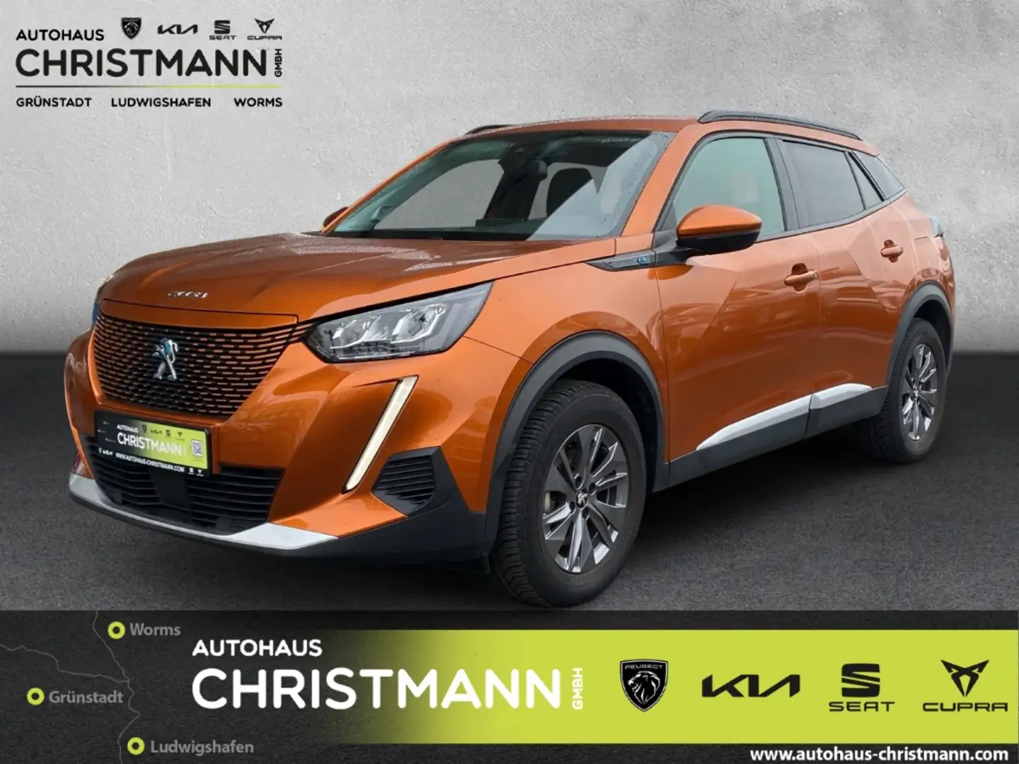 Peugeot 2008 e- Allure Elektromotor 136 *Navi*Kamera*Sitzheitzu Orange - 1
