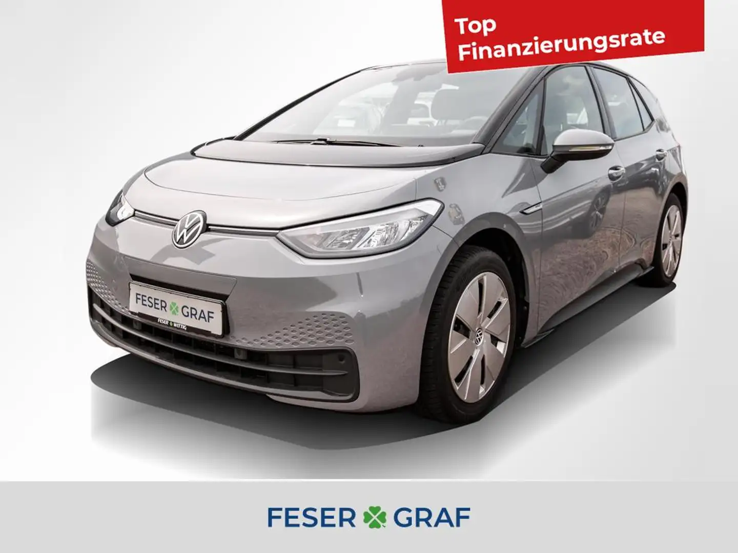 Volkswagen ID.3 Pro 107 kW LED/Navi/2xPDC Grau - 1