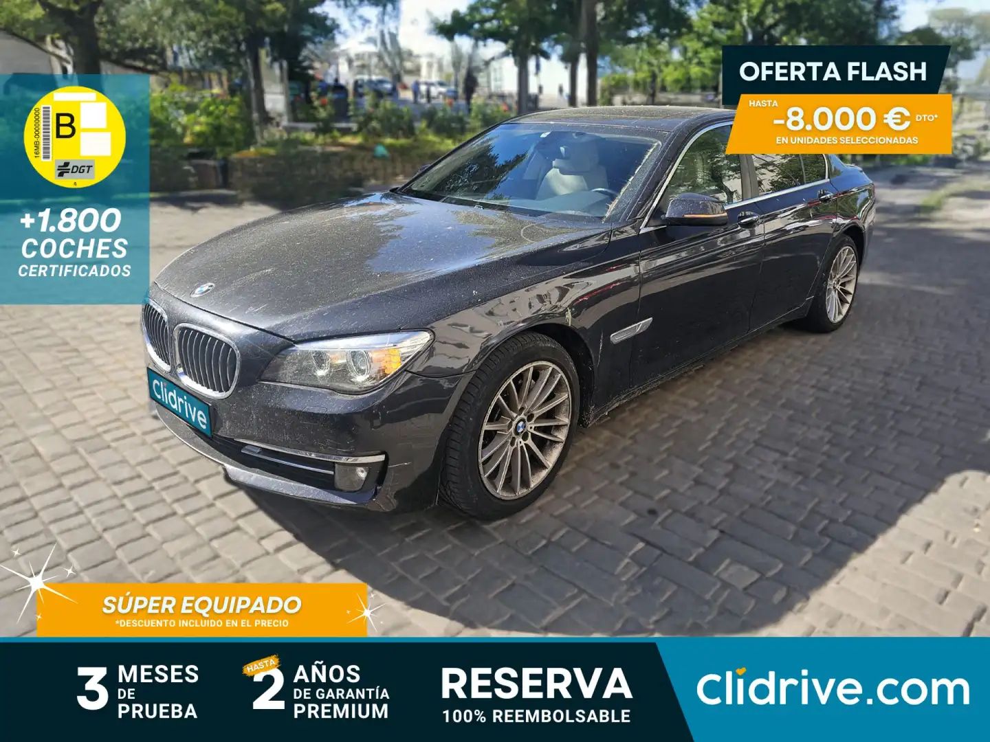 BMW 730 730dA Negro - 1