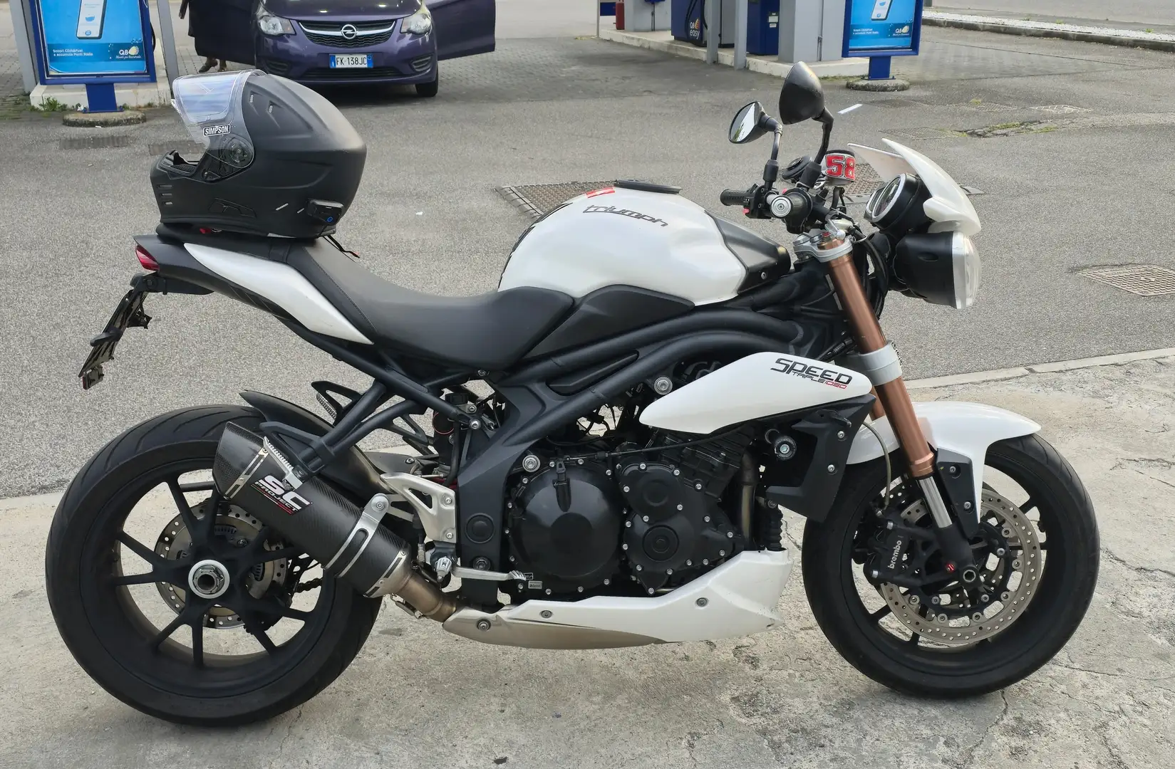 Triumph Speed Triple 1050 ABS Білий - 1