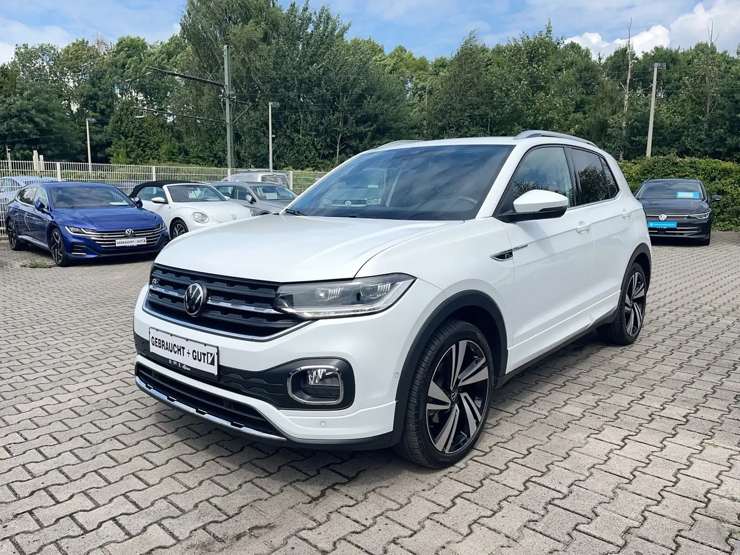 Volkswagen T-Cross 1.0 TSI R-line LED Navi DAB 18"LM Weiß - 1