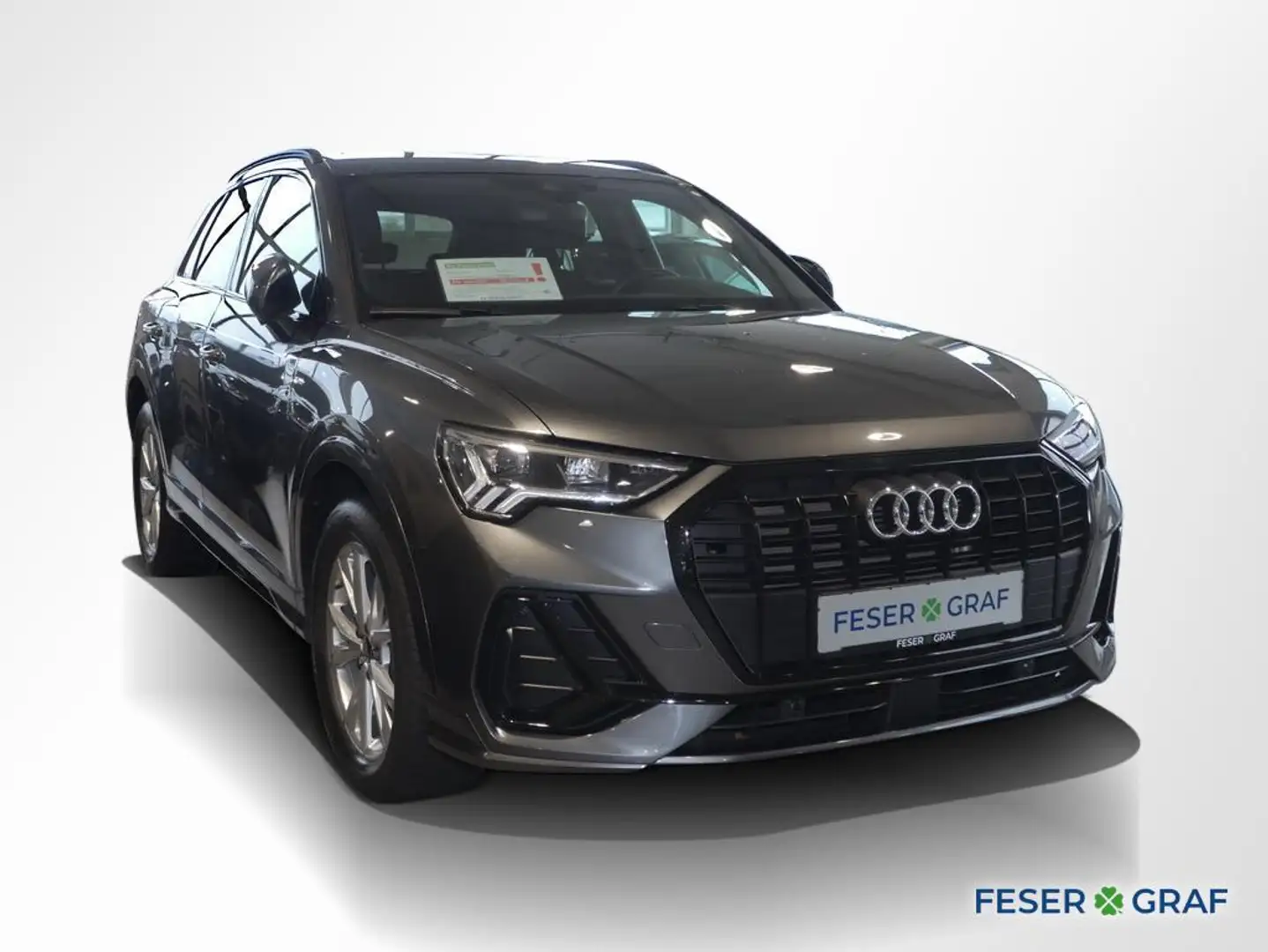 Audi Q3 35 TFSI S line Ext. ACC LED Navi RüKa Sitzh. Gris - 2