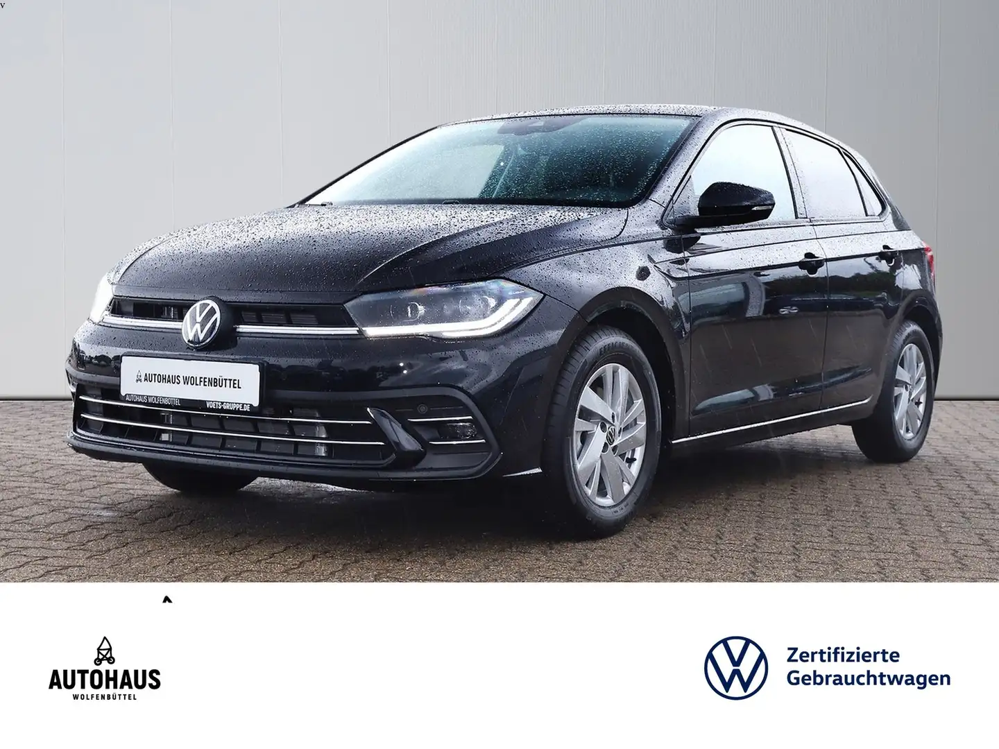 Volkswagen Polo Style 1.0 TSI DSG AHK ACC NAV PANO SHZ Schwarz - 1