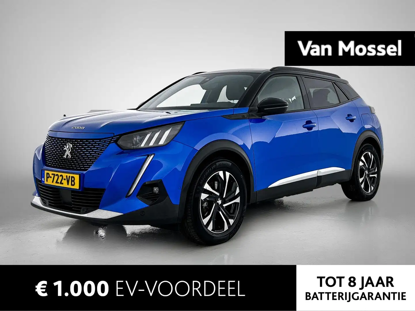 Peugeot e-2008 EV Active 50 kWh Bleu - 1