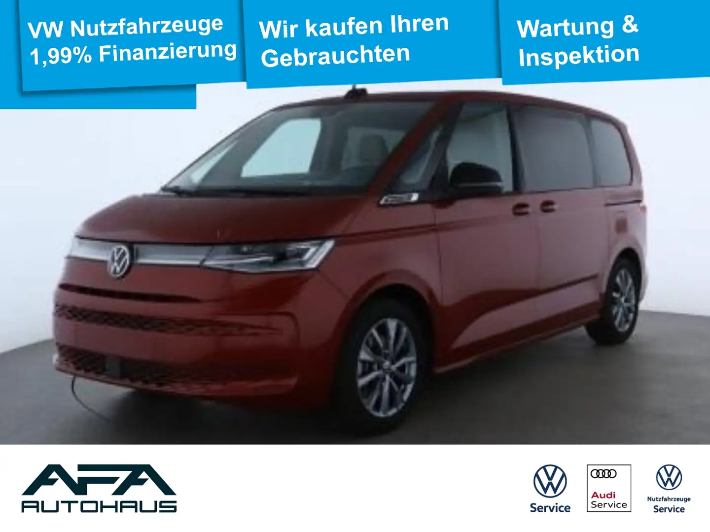 Volkswagen T7 Multivan 2.0 TDI LIFE DSG LED*Navi*AHK*Sthz Rood - 1