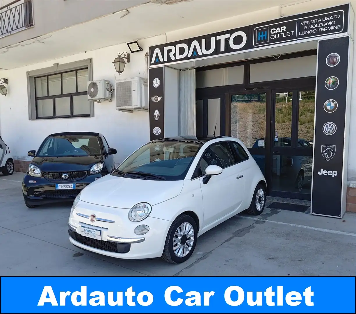 Fiat 500 Fiat 500 1.3 Mjt Lounge 95 cv Bianco - 1