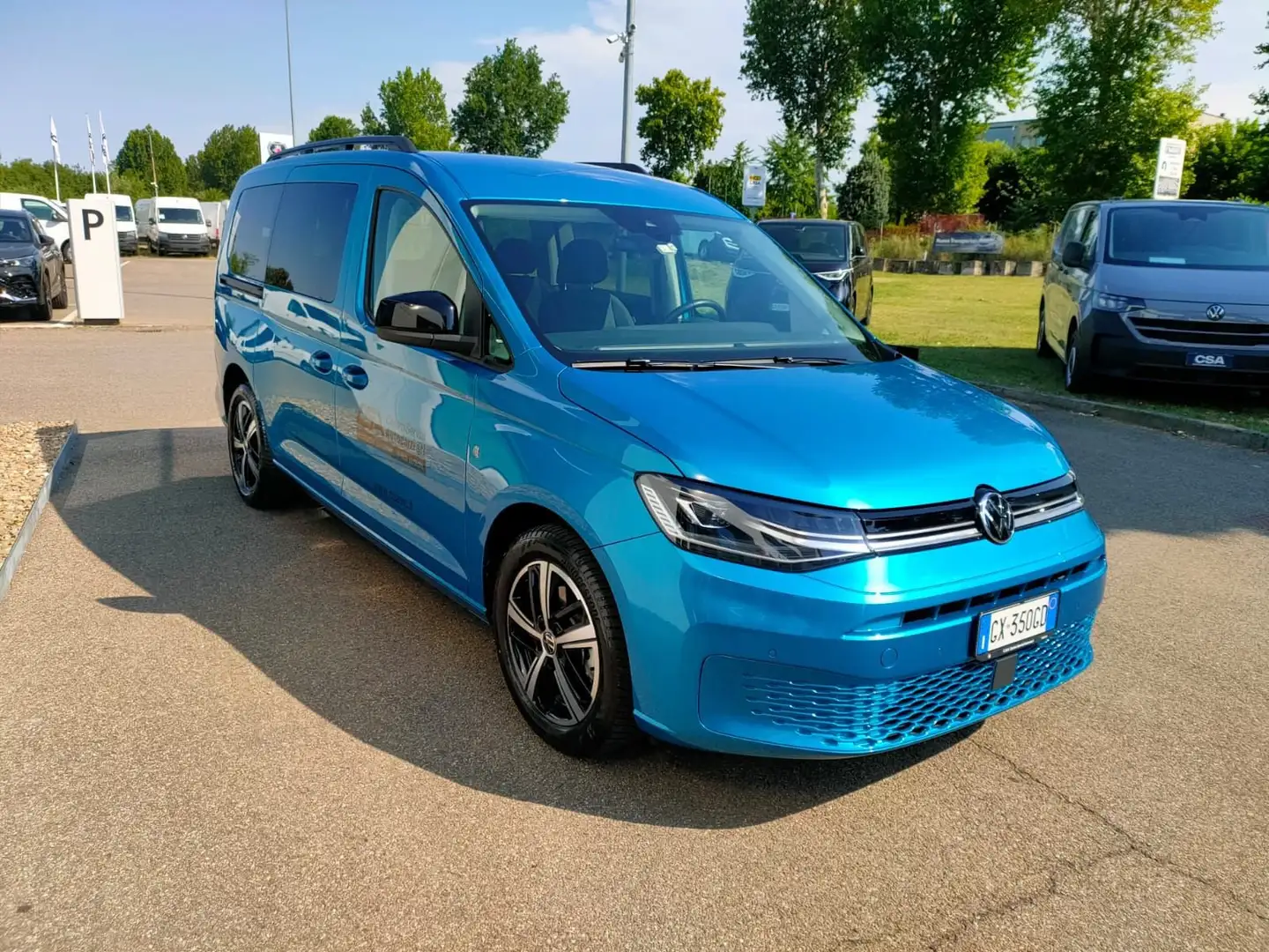 Volkswagen Caddy Caddy 2.0 TDI 122 CV DSG Life Maxi Blu/Azzurro - 1