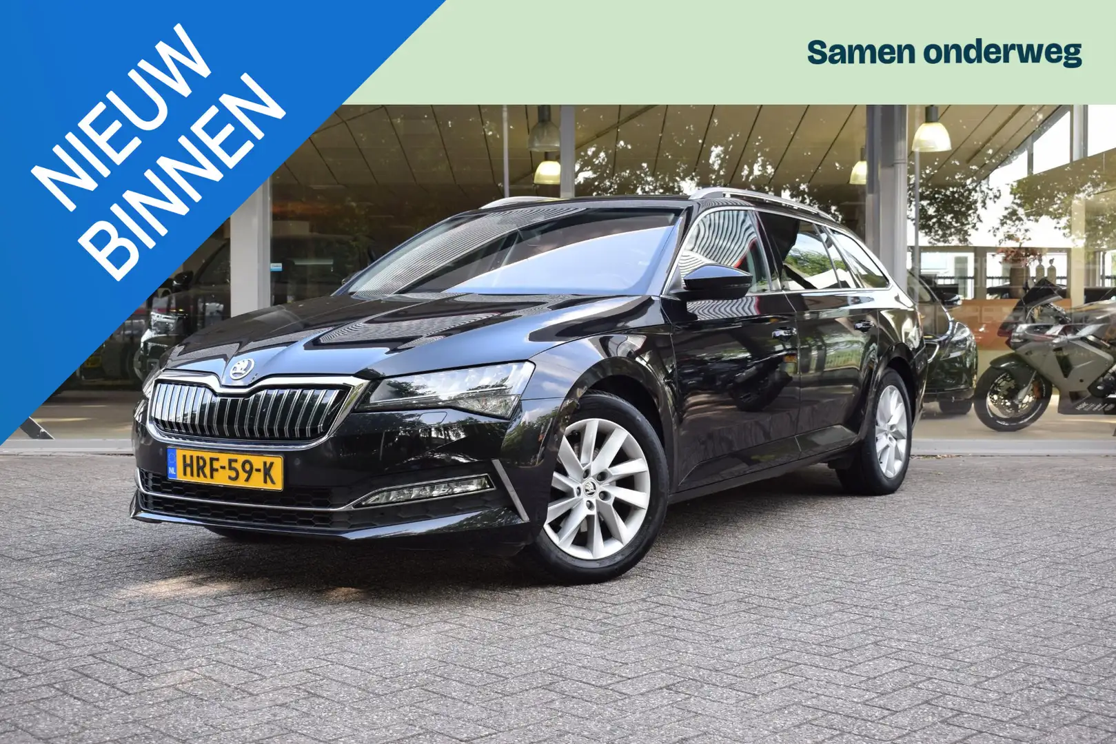 Skoda Superb Combi 1.4 TSI iV Business Pano / Leder / Memory / Zwart - 1