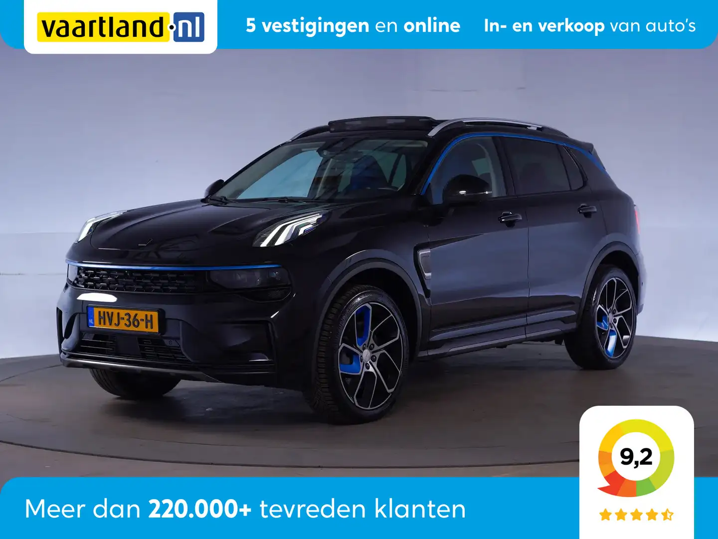 Lynk & Co 01 1.5 PHEV [ Panorama Navi 360°-Camera Keyless ] Zwart - 1
