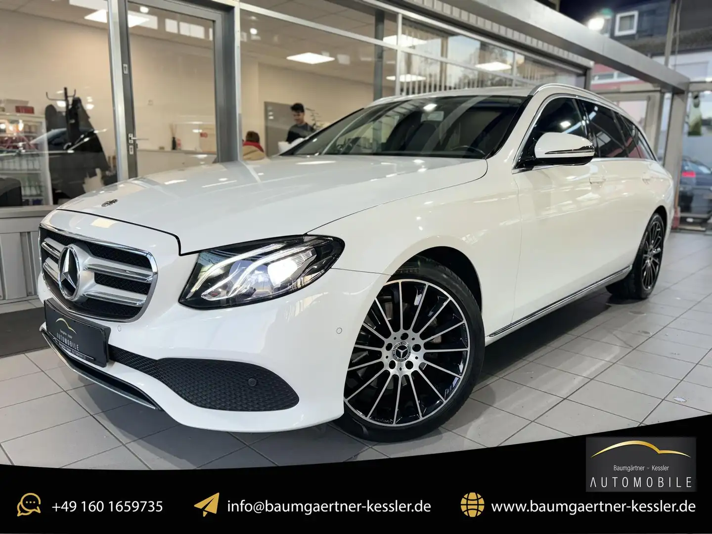 Mercedes-Benz E 200 T 4MATIC 9G-TRONIC AVANTGARDE LED KAMERA Blanco - 1