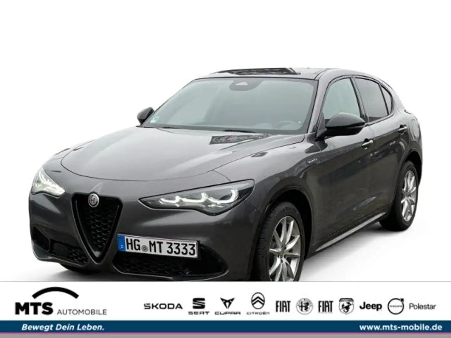 Alfa Romeo Stelvio MY24-VELOCE 2.0 Turbo 16V 206kW (280 PS) Grau - 1