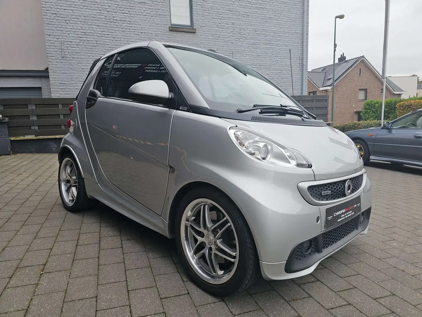 smart forTwo Cabriolet Brabus Cuir Gps B-Auto 84 CV Garantie Argent - 2
