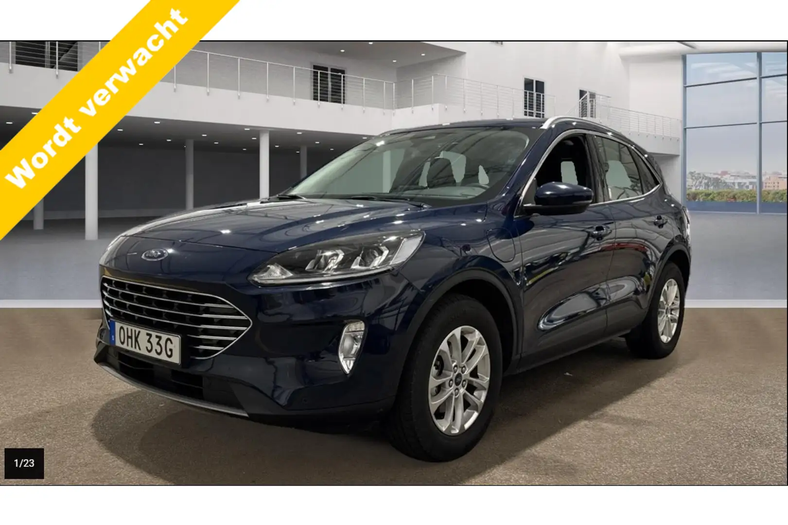 Ford Kuga 2.5 PHEV Titanium Navi/Camera/Trekhaak. Blau - 1
