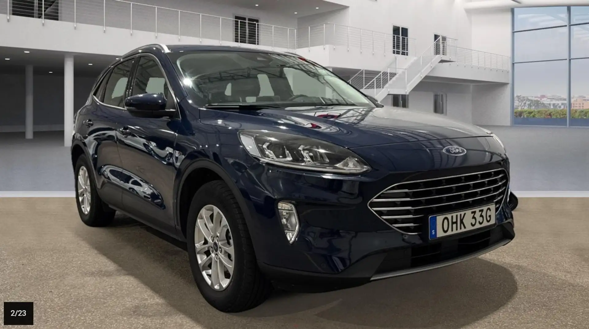 Ford Kuga 2.5 PHEV Titanium Navi/Camera/Trekhaak. Blau - 2