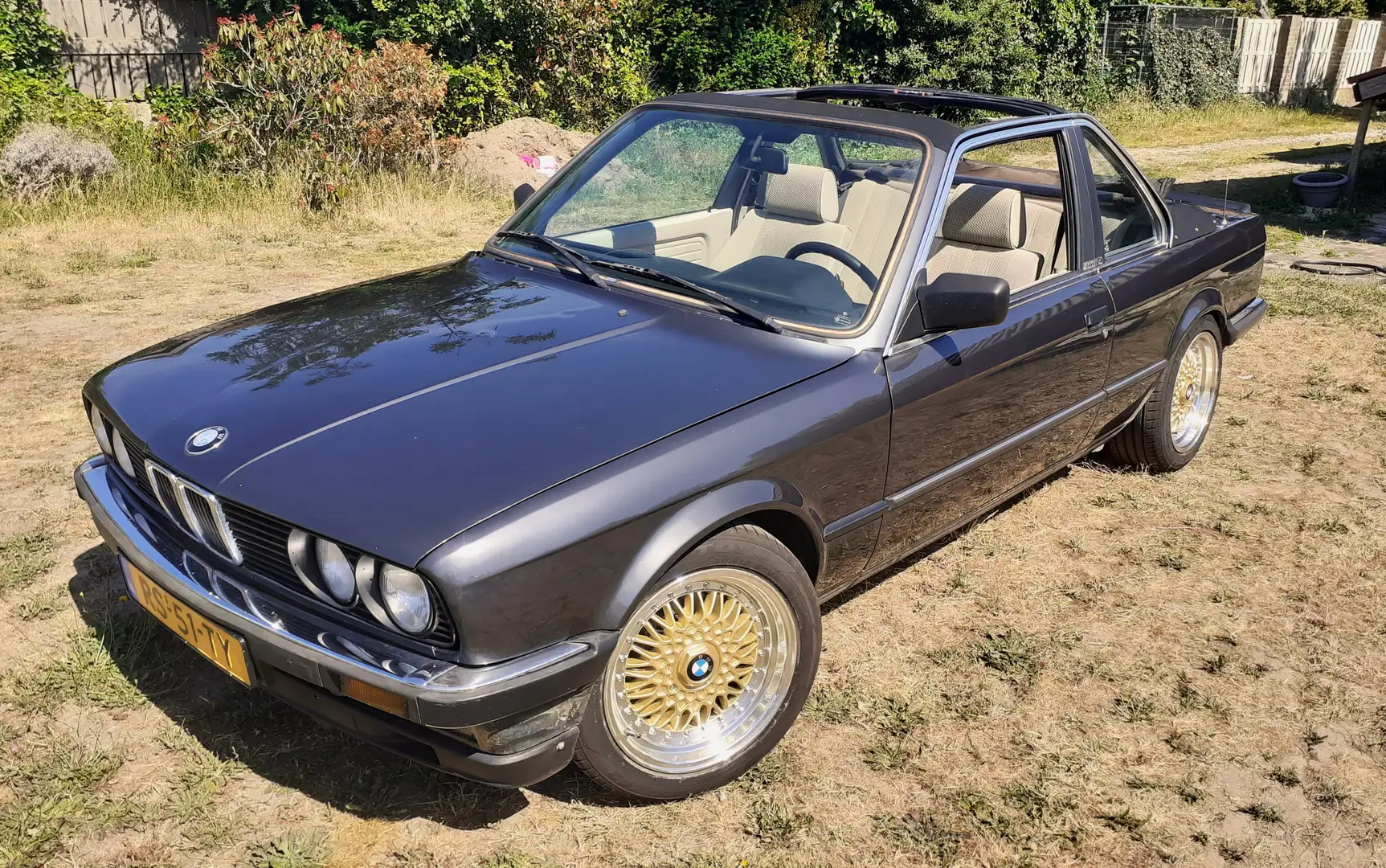 BMW 325 i baur m50b25 !belastingvrij! Grijs - 1