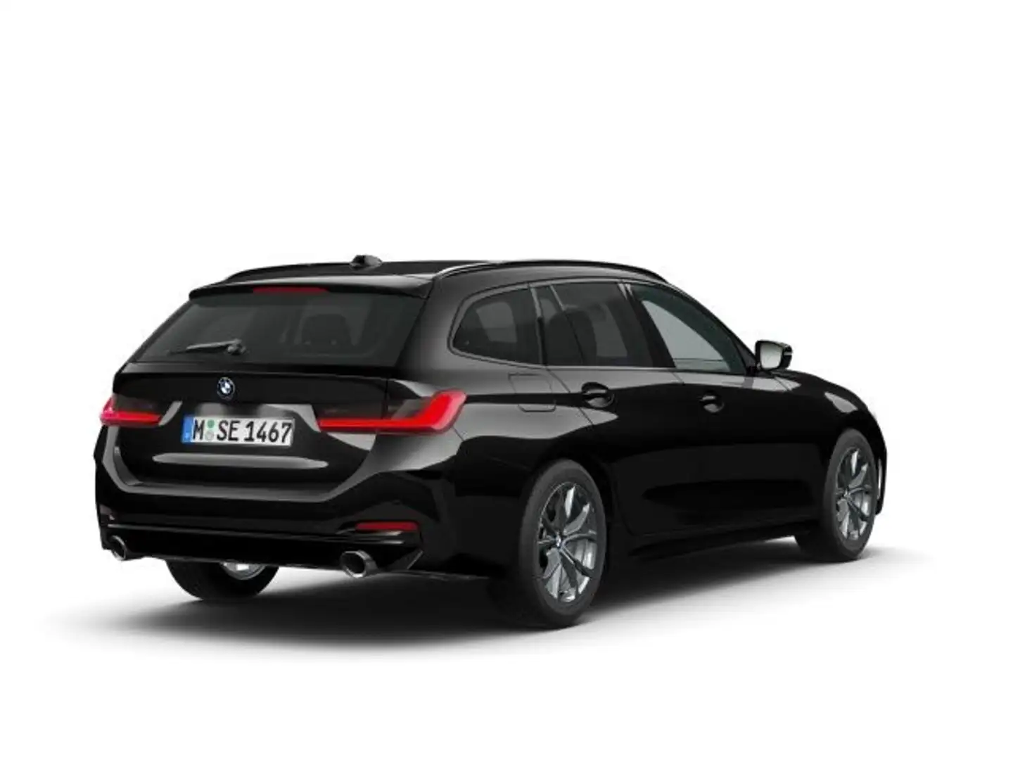 BMW 320 dA Touring Standheizung ACC Stop & Go PDC Spo Schwarz - 2