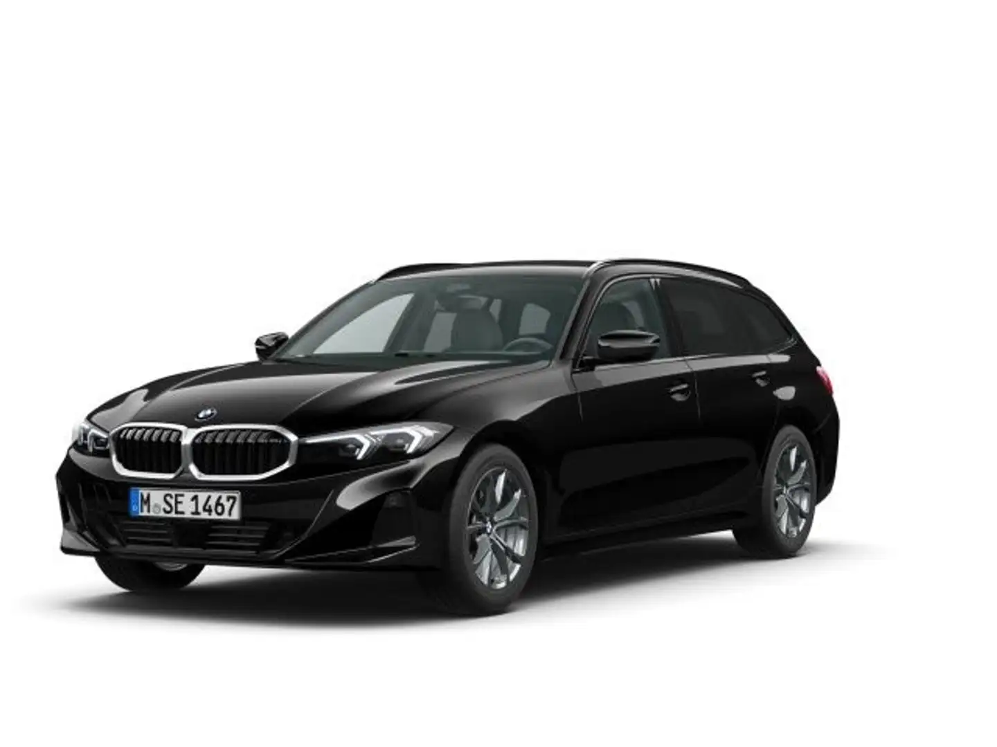 BMW 320 dA Touring Standheizung ACC Stop & Go PDC Spo Schwarz - 1