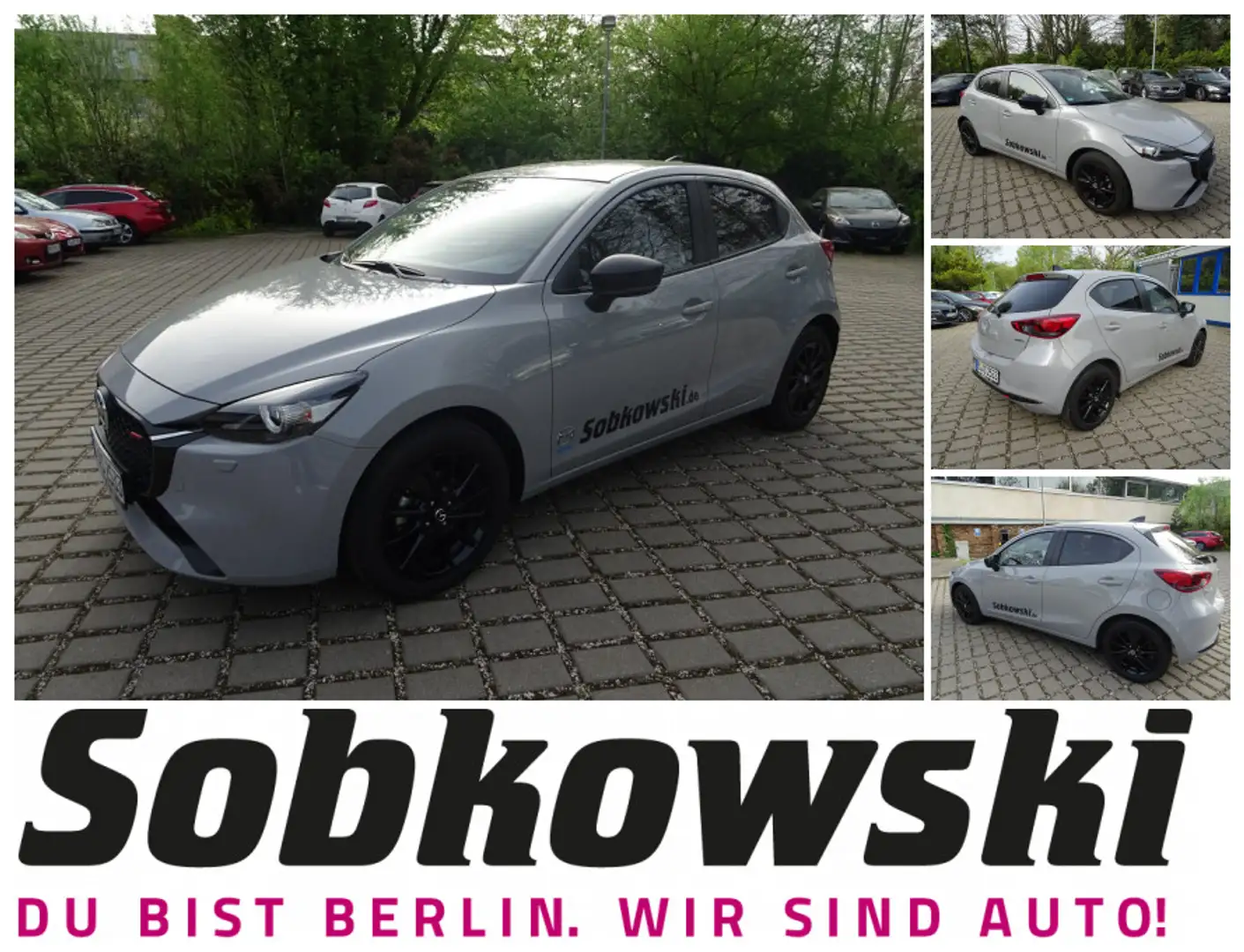 Mazda 2 1.5L SKYACTIV-G 90ps 6AT HOMURA Grau - 1