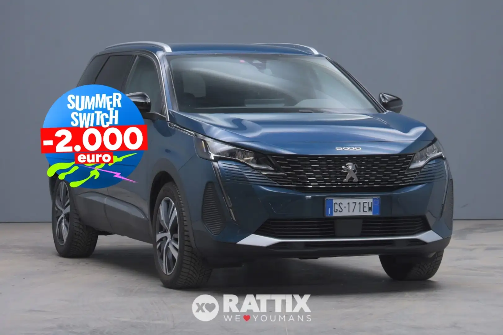 Peugeot 5008 1.5 BlueHDI 130CV Allure Pack EAT8 7p.ti Blu/Azzurro - 1