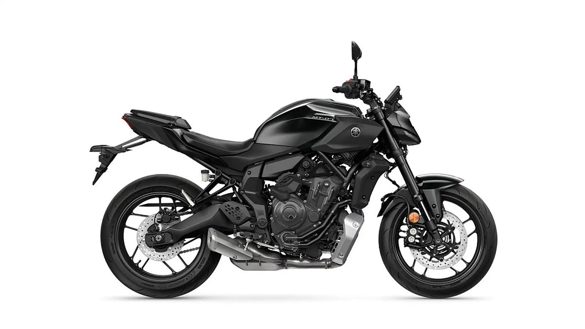 Yamaha MT-07 Y-AMT 35kW Vorführmotorrad Schwarz - 1