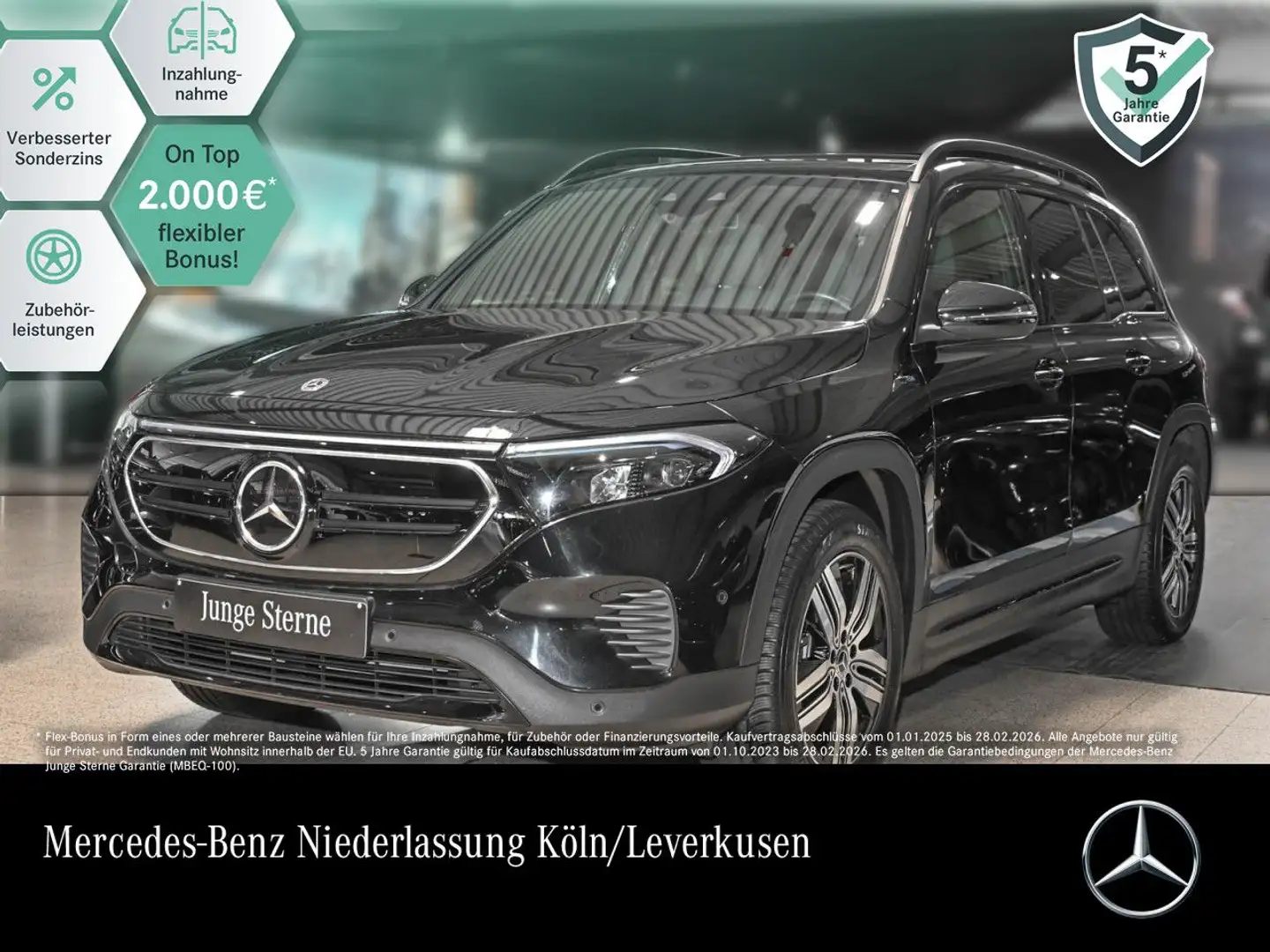 Mercedes-Benz EQB 300 4M ELECTRICART+NIGHT+ADVANCED+PANO+KAMERA Negru - 1
