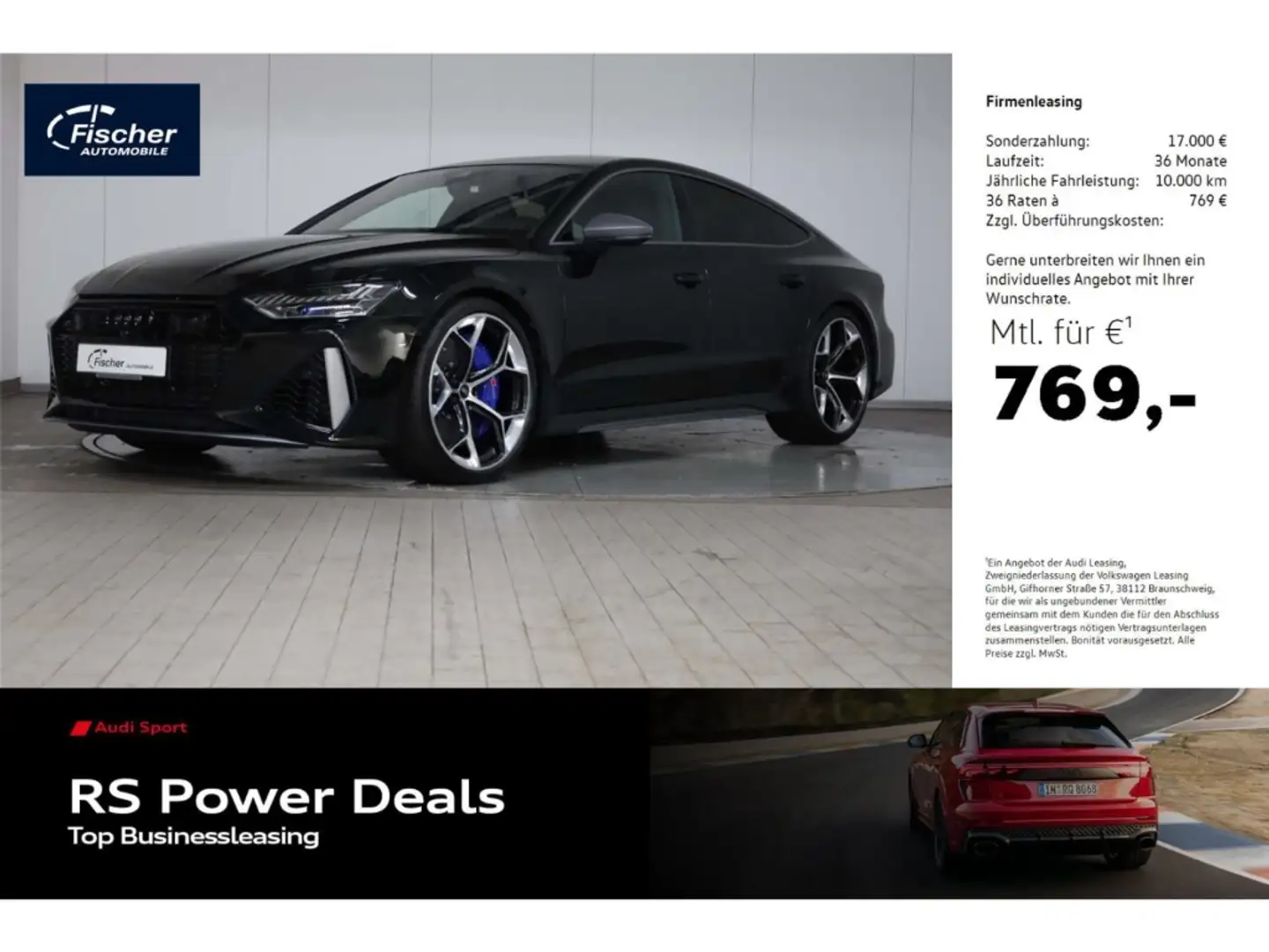 Audi RS7 Sportback TFSI quattro Performance Negru - 1