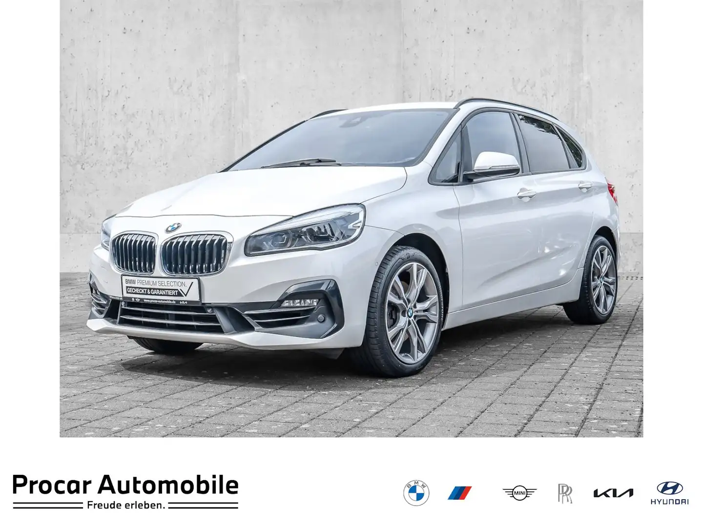 BMW 220 i  Sport Line RFK NAVI LED Sound Syst. DAB Blanc - 1