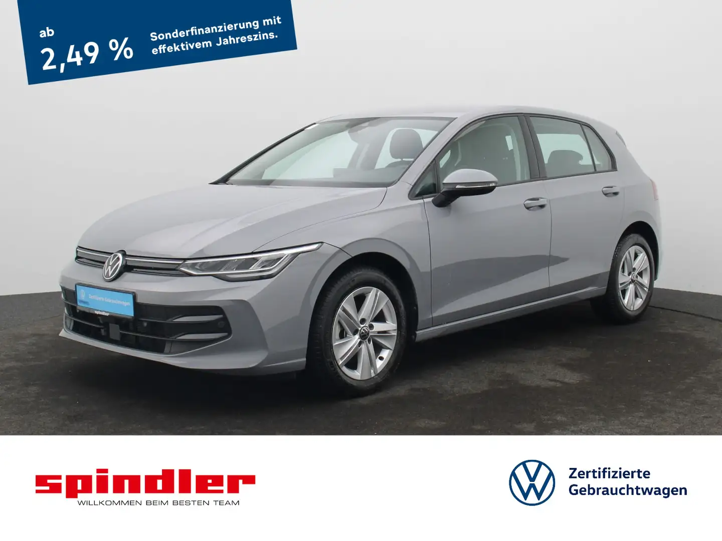 Volkswagen Golf VIII Life 1.5 eTSI DSG / App, ACC, LED, SHZ Grau - 1
