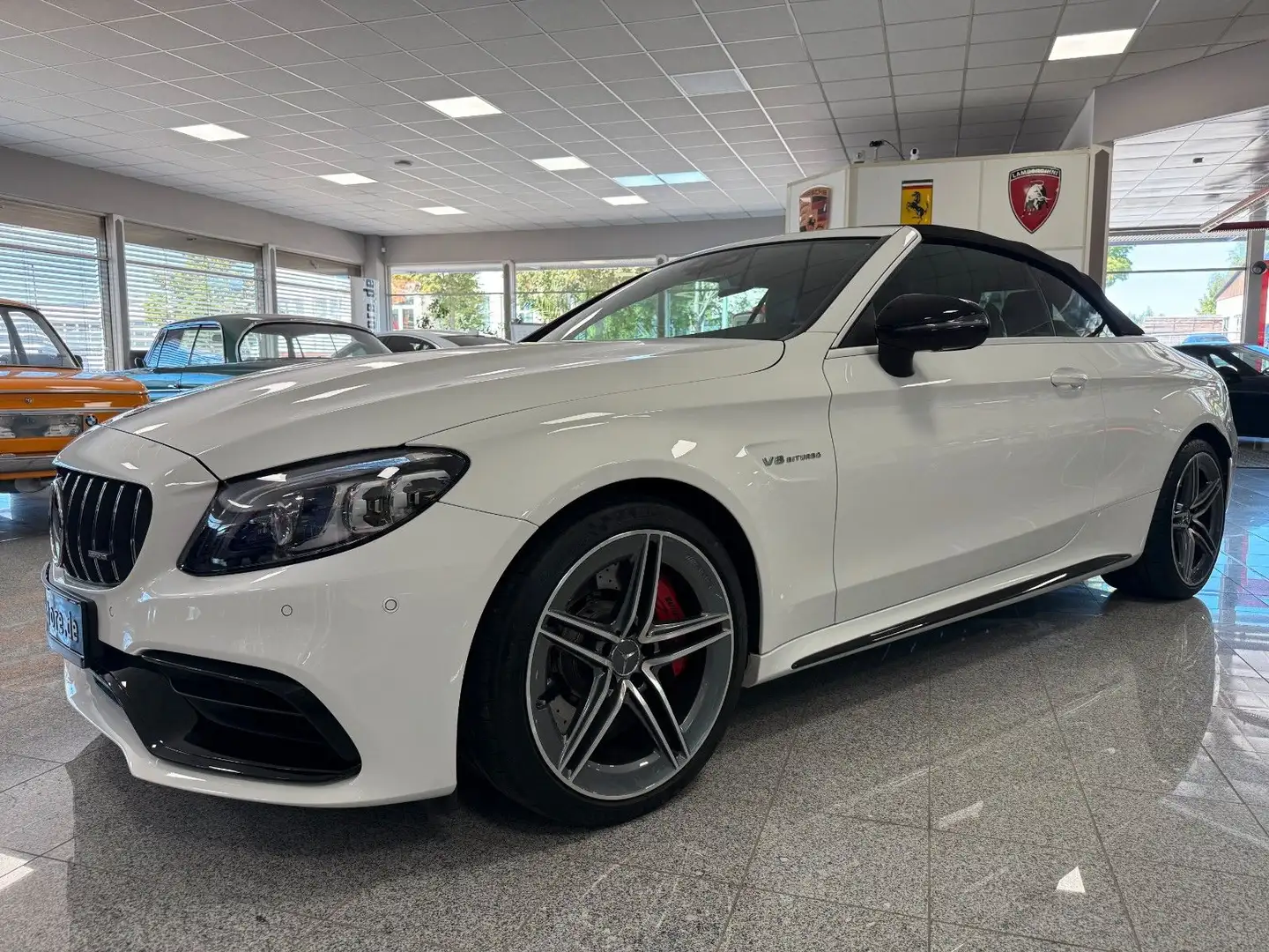 Mercedes-Benz C 63 AMG C63 S AMG V8 BI-TURBO |17tKM|1A/TOP|SERVICE:NEU Blanc - 2
