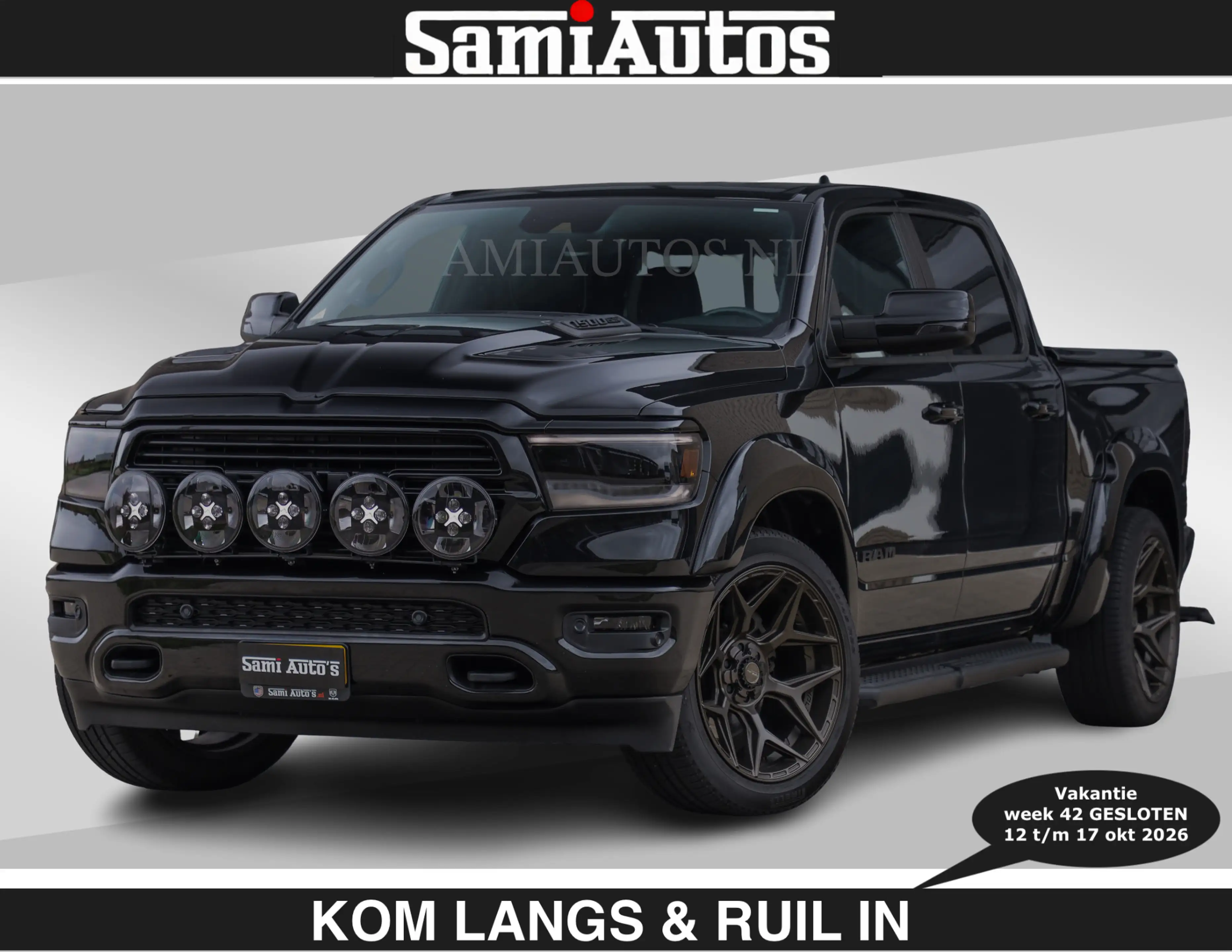 Dodge RAM BLACK OPS | 5.7 V8 HEMI | WIDEBODY HULK | OPEN UIT