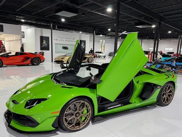Lamborghini Aventador SVJ 6.5 V12 Roadster 6.5 W12 770HP "VERDE MANTIS"