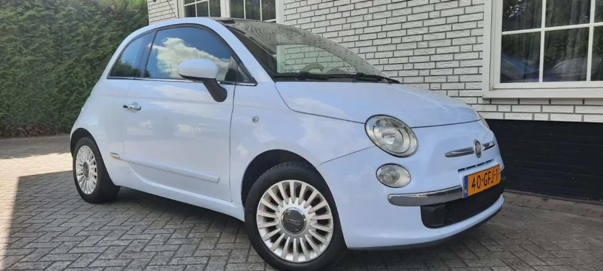 Fiat 500 1.2 Lounge TE LEUKE BABY BLAUWE 500 VOL JAAR APK I Blauw - 2