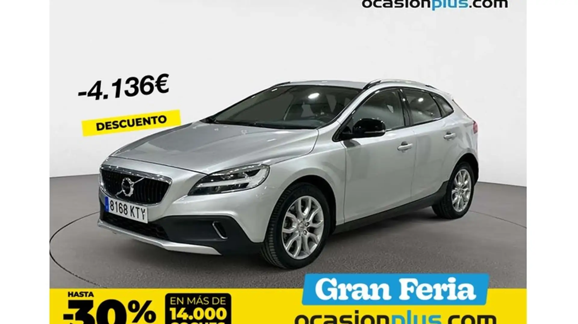 Volvo V40 Cross Country T3 Pro Aut. Plateado - 1