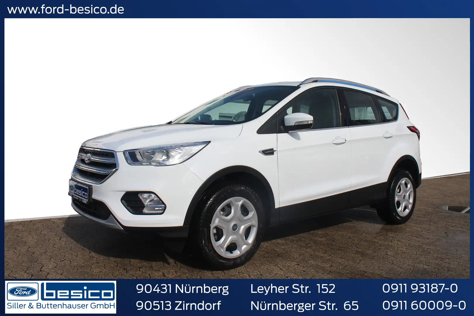 Ford Kuga 1.5 EcoBoost Cool&Connect *Navi*Klimaautomatik*PDC Wit - 1