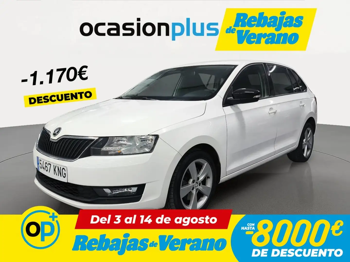 Skoda Rapid/Spaceback 1.4 TSI Like DSG Blanco - 1