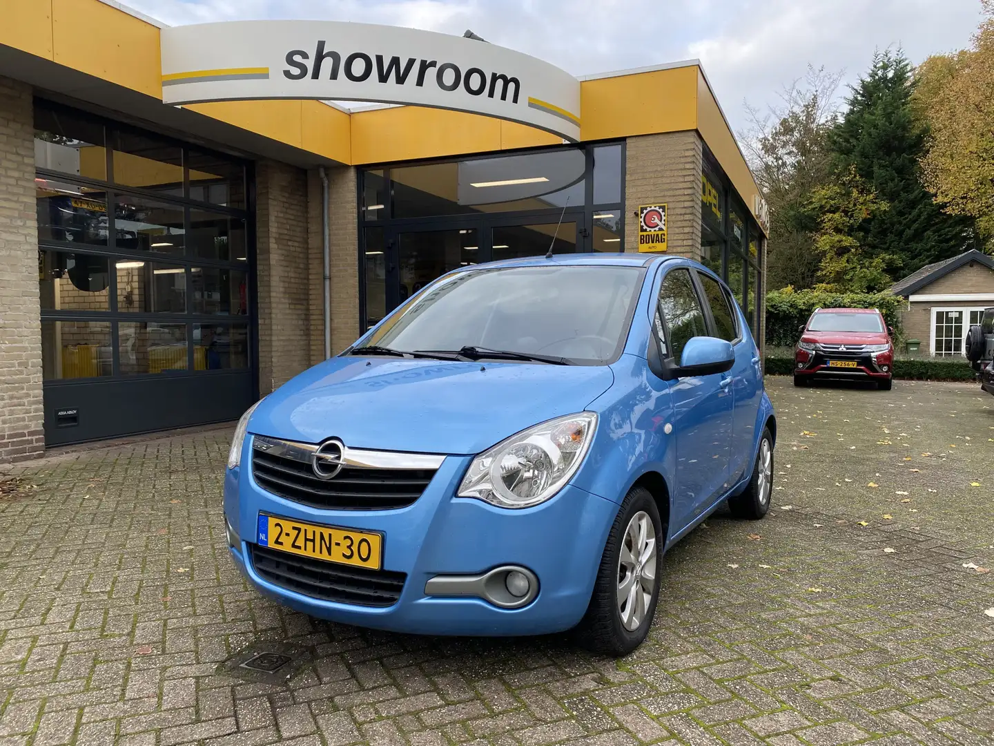 Opel Agila 1.0 Berlin Airco Blauw - 1