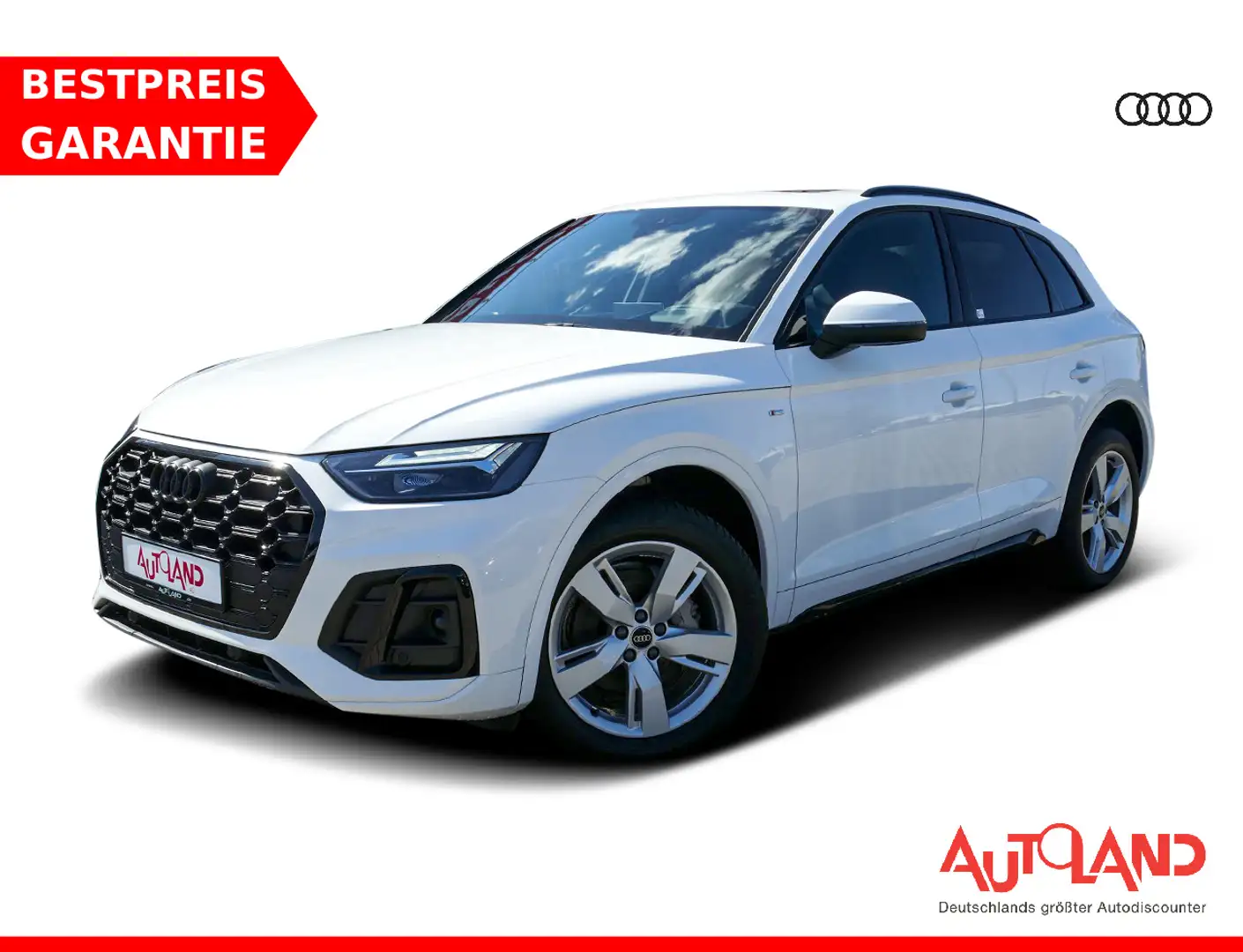 Audi Q5 40 TDI S-Line quattro s-tronic LED ACC Navi Blanc - 1