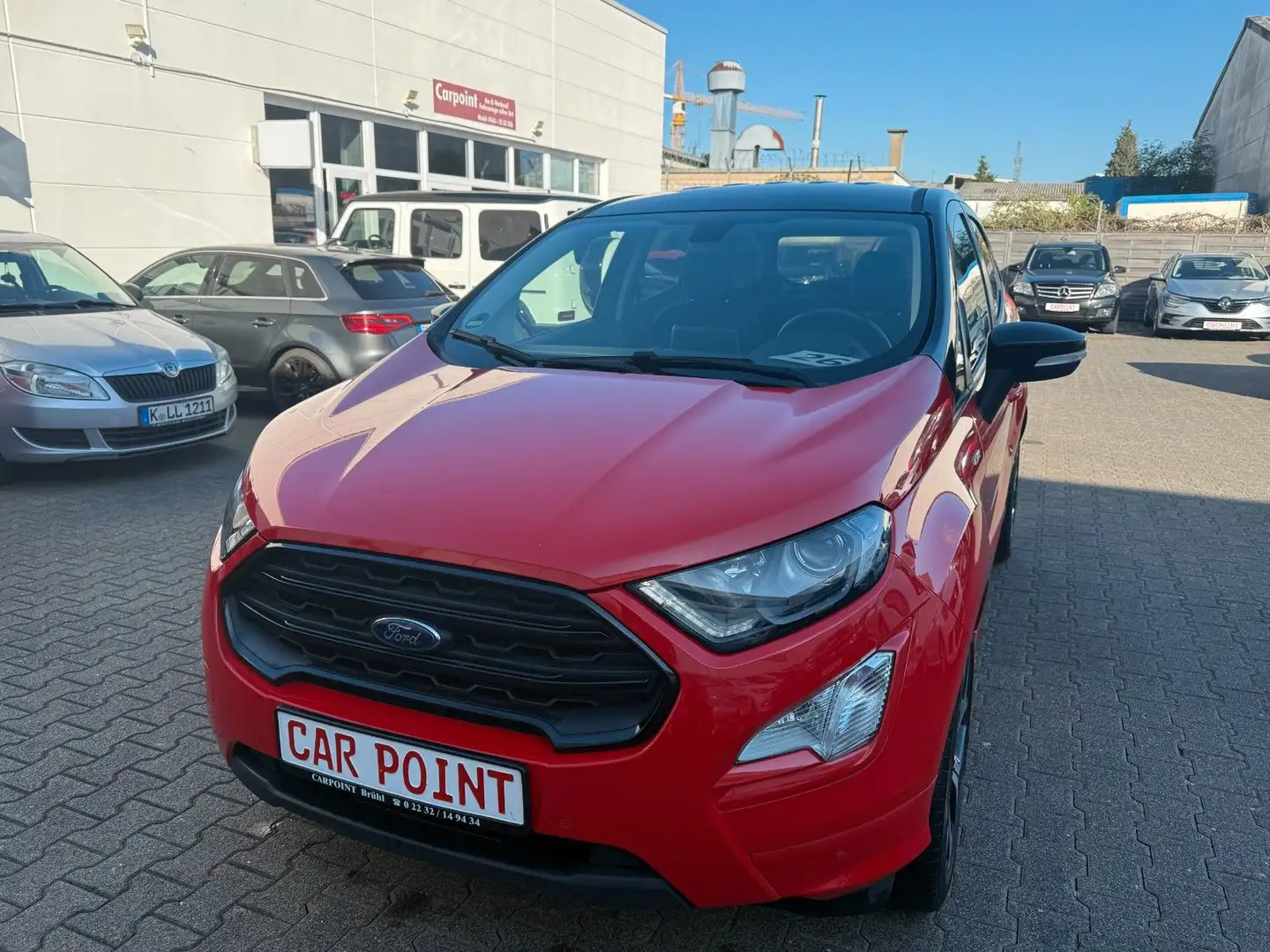 Ford EcoSport ST-Line KAMERA/NAVI/TEILLEDER/KLIMA/SHZ Rood - 1