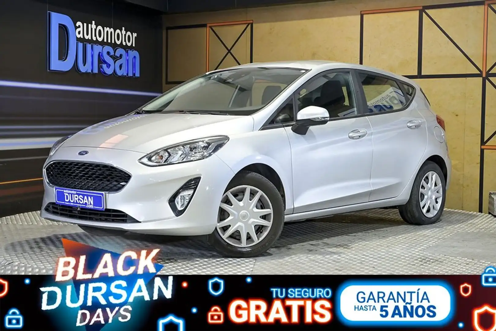 Ford Fiesta 1.1 Ti-VCT Trend Gris - 1