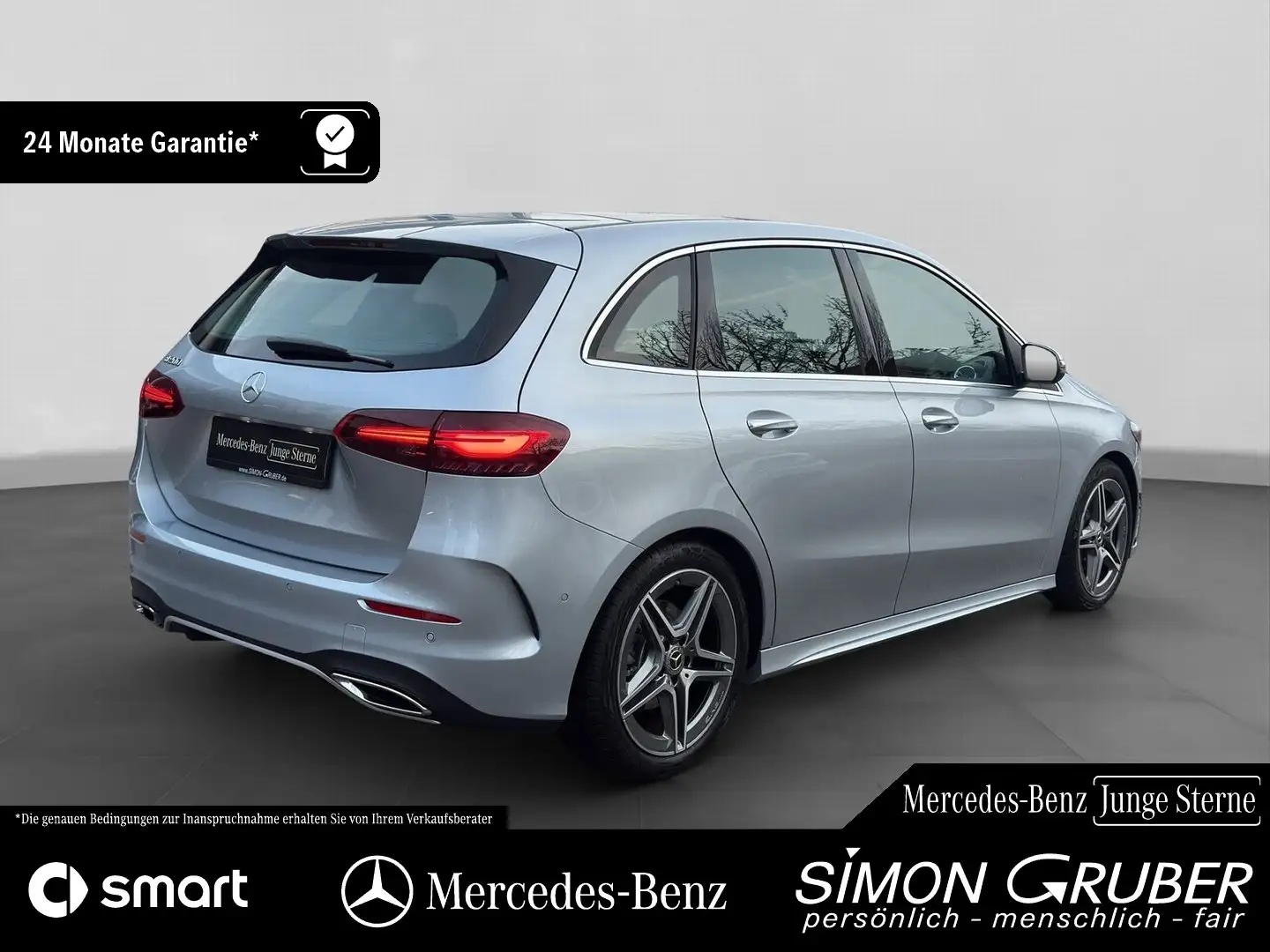 Mercedes-Benz B 200 AMG Line Pano Distronic 360 EasyPack AHK Silber - 2