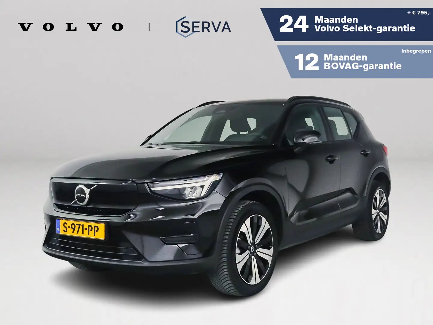 Volvo XC40 Recharge Core 70 kWh | Parkeercamera | Stoel- en S Schwarz - 1