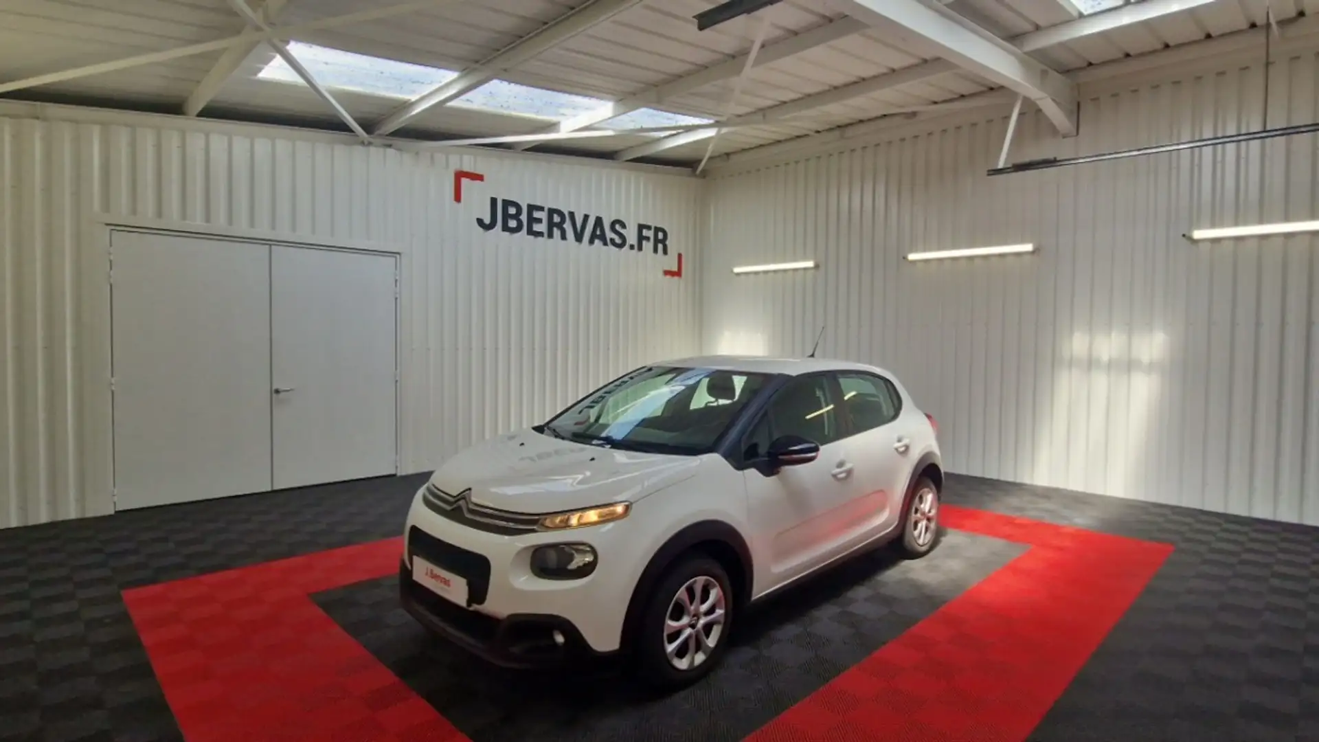 Citroen C3 Société BlueHDi 100 S&amp;S BVM Feel Nav Blanc - 1