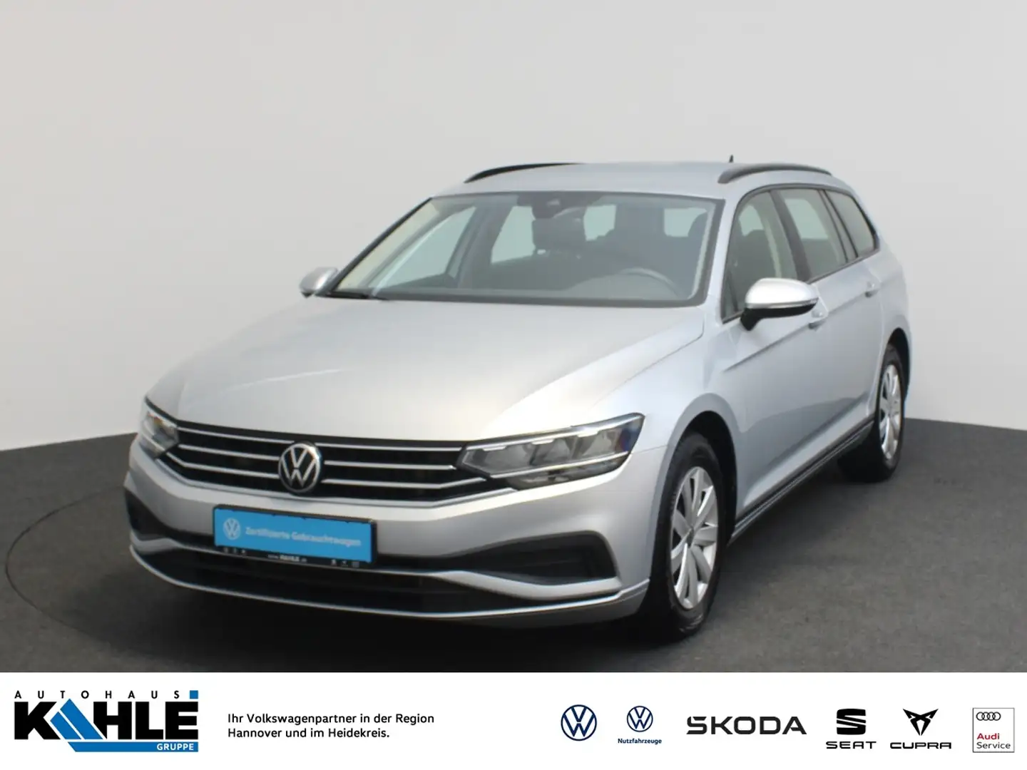 Volkswagen Passat Variant 2.0 TDI DSG Basis Navi LED Klima App-Connect Plateado - 1
