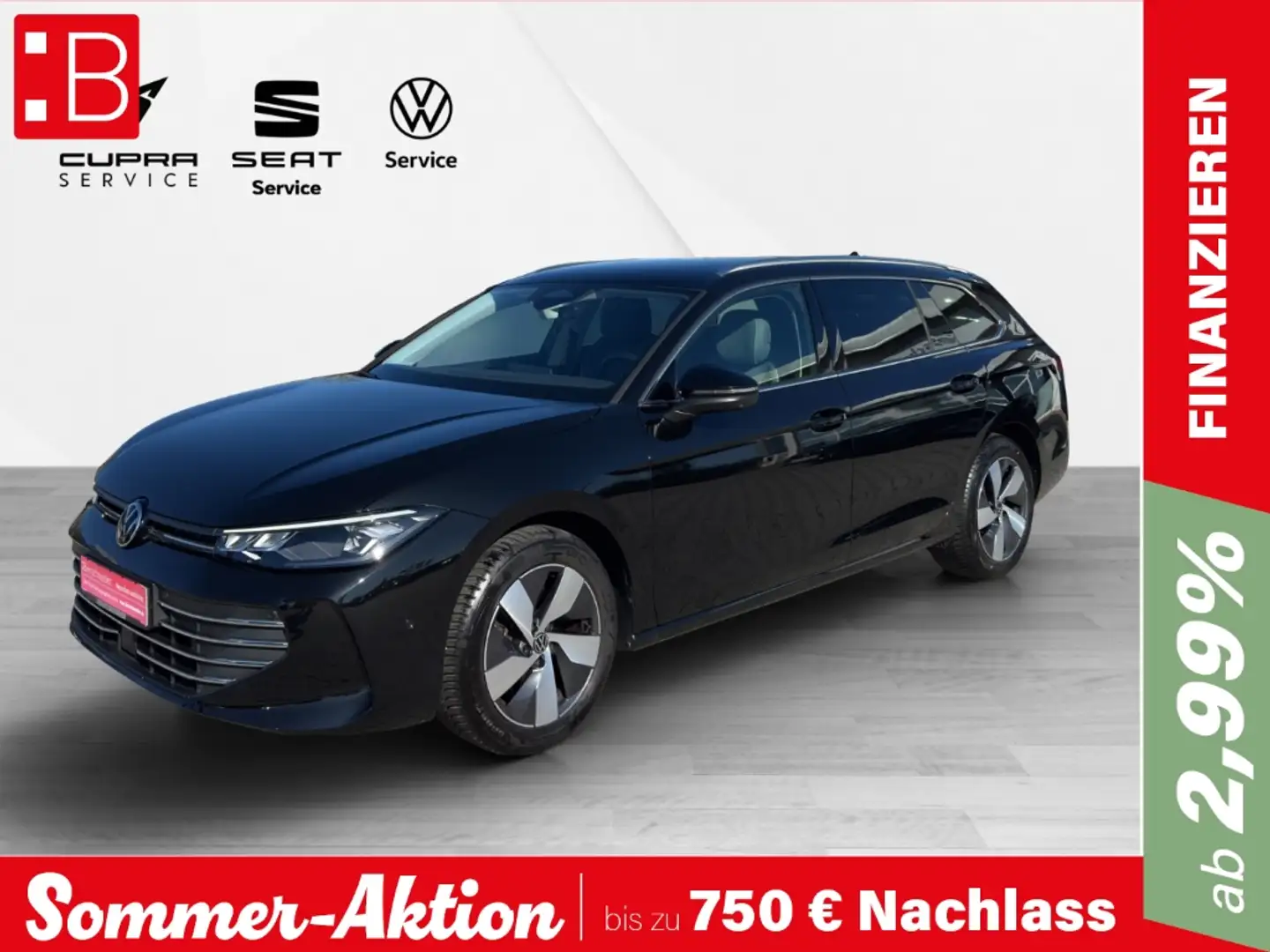 Volkswagen Passat Variant 1.5 eTSI DSG Business DIGITAL PRO LED 360°-KAMERA Schwarz - 1