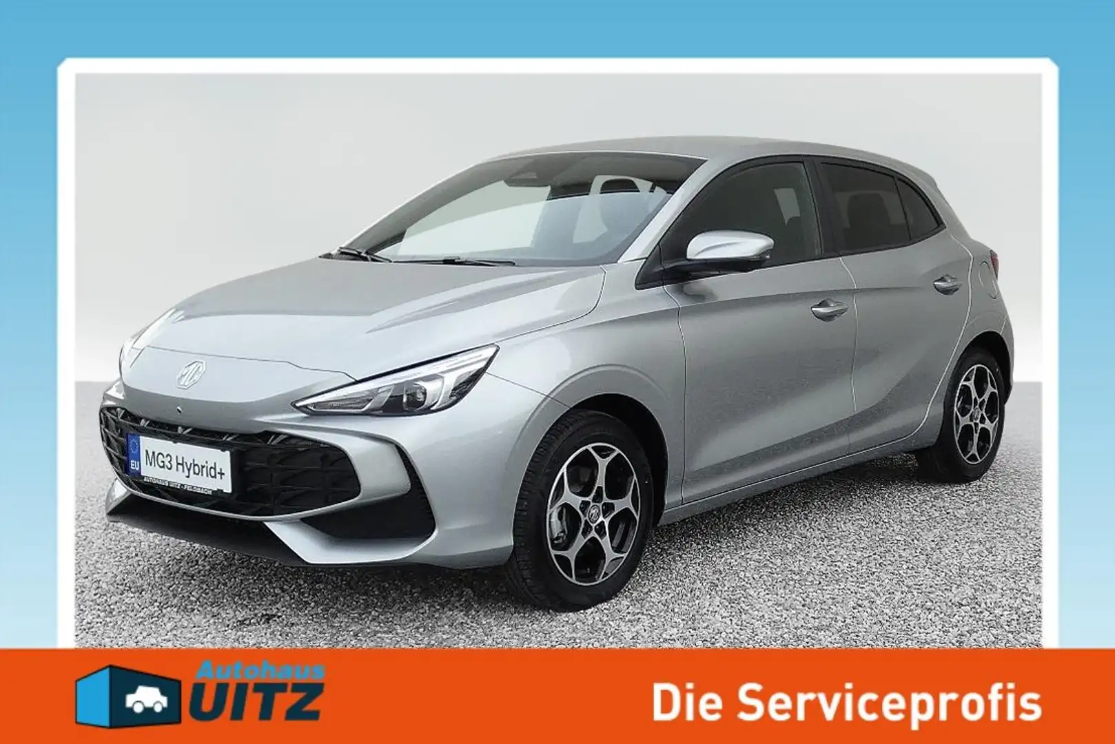 MG MG3 Hybrid+ Luxury +ACC+LED+360°+KeyGo+PDC Silber - 1