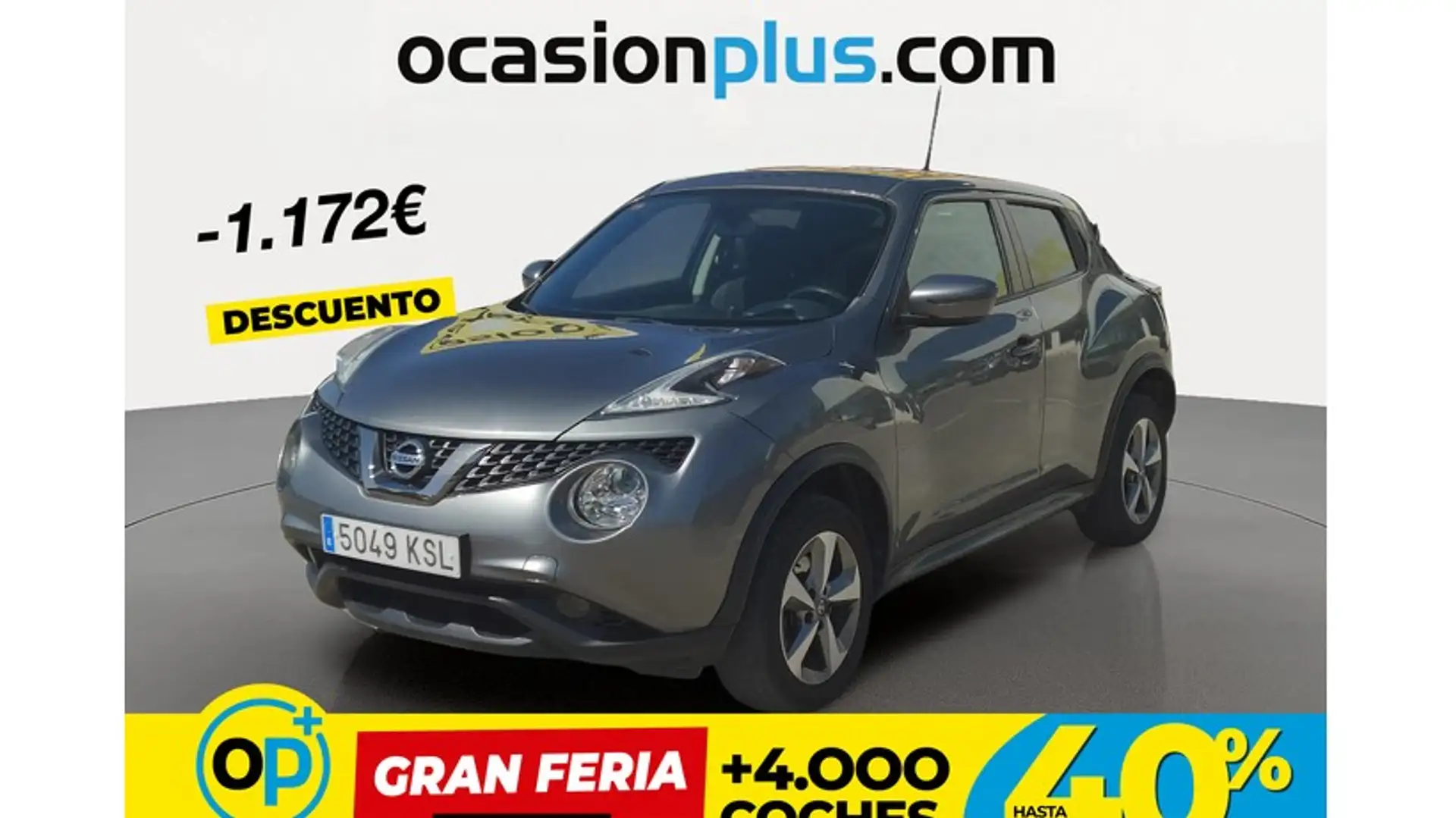 Nissan Juke 1.6 N-Connecta 4x2 112 Gris - 1