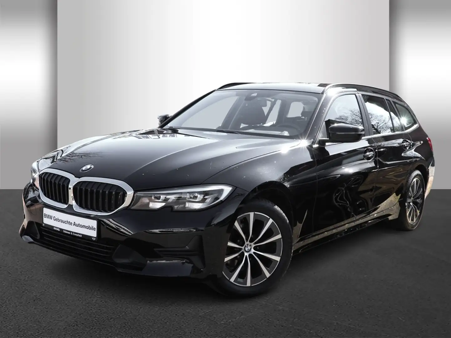 BMW 318 d Touring Advantage Aut. Klimaaut. PDC Schwarz - 2