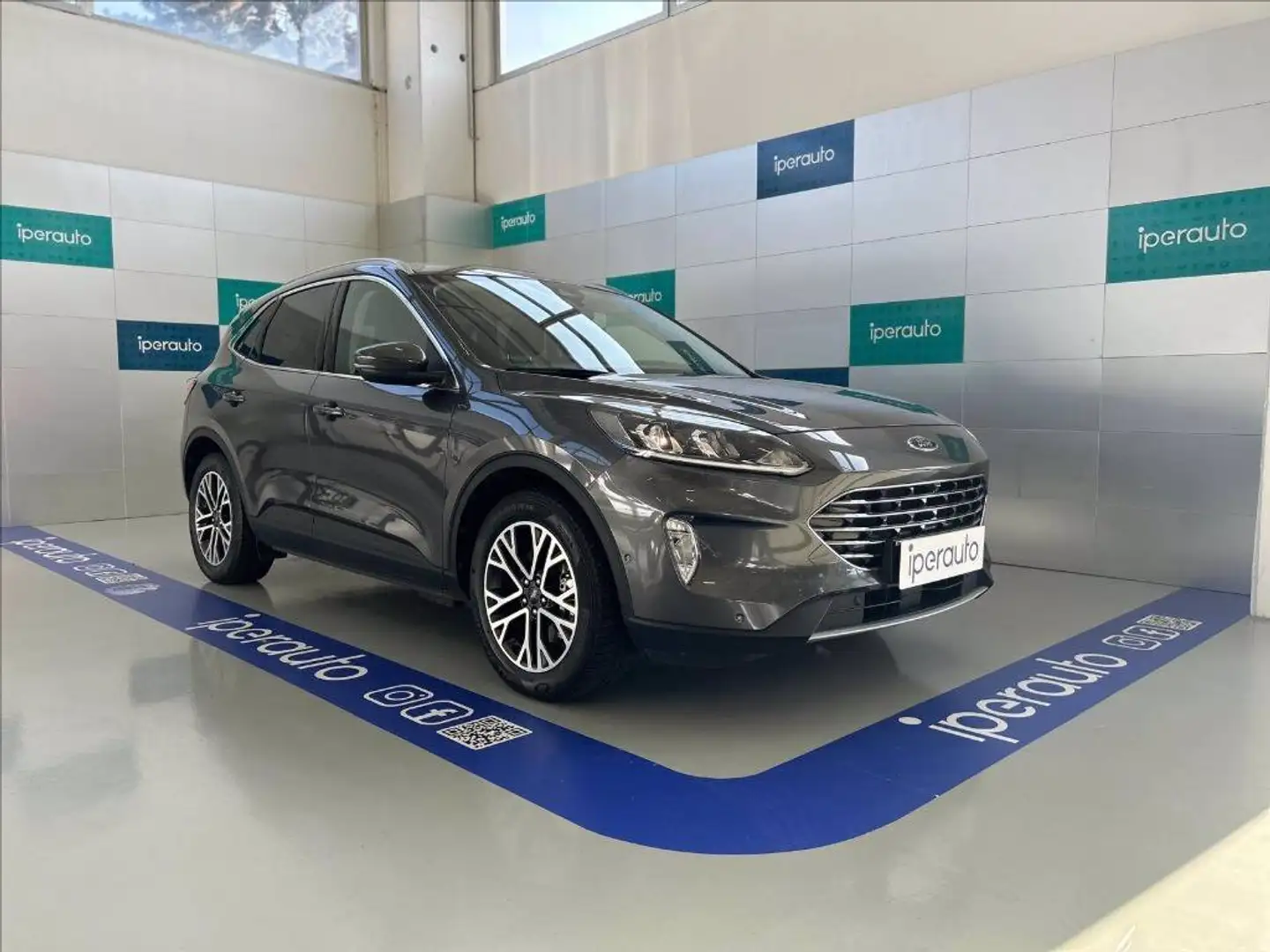 Ford Kuga 2.5 phev titanium 2wd 225cv e-shifter Grijs - 1