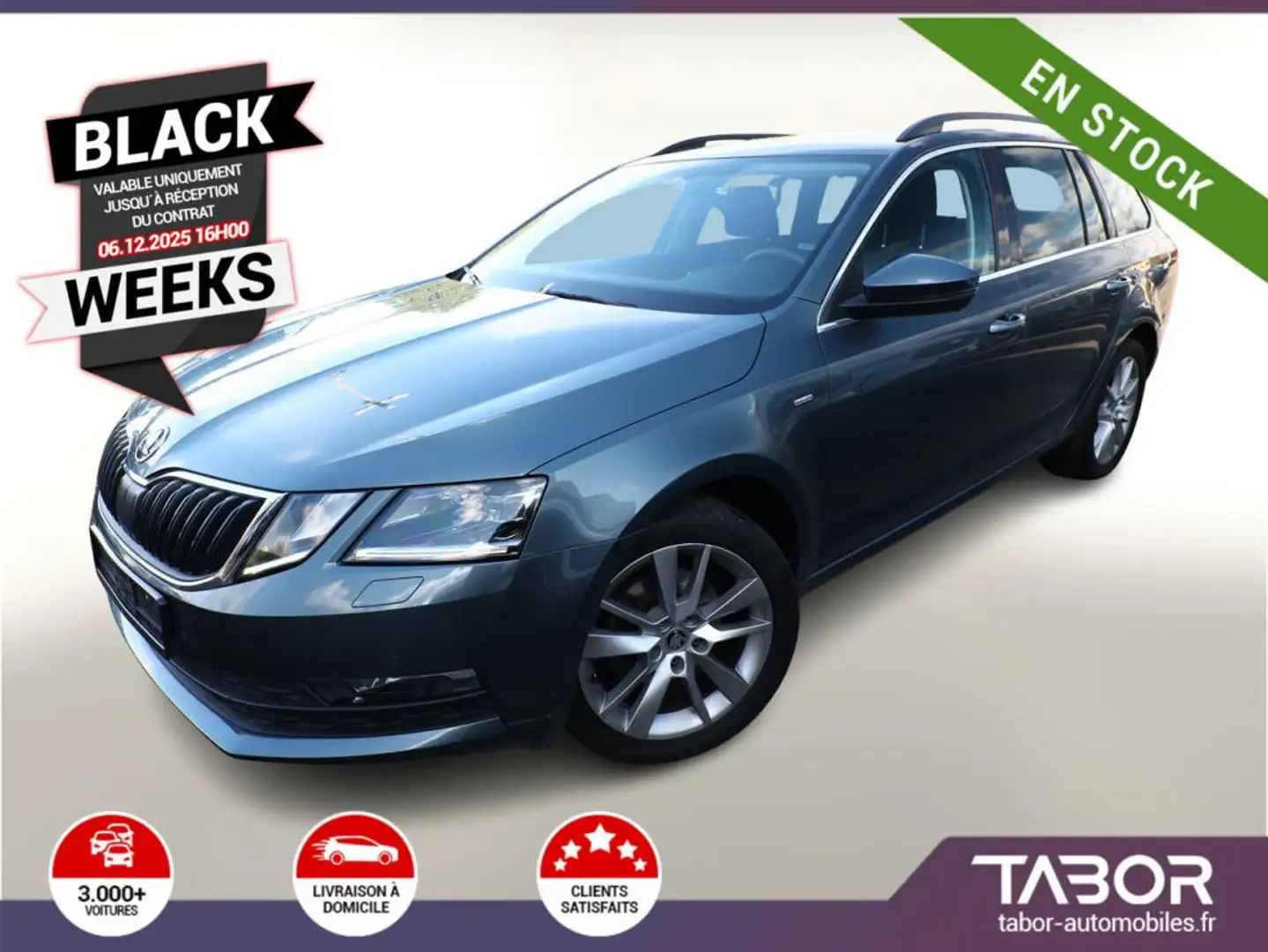 Skoda Octavia 2.0 TDI 150 DSG Ambition GPS LED Gris - 1